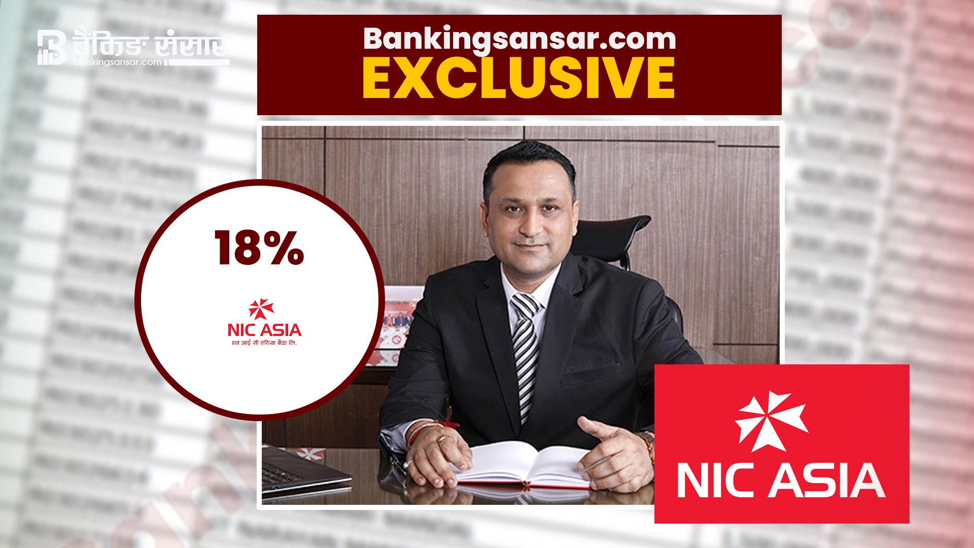 Banking Sansar Exclusive: एनआईसी एशिया बैंकले घुमाउरो पाराले यसरी उठाईरहेछ १८ प्रतिशतसम्म ब्याज, सिइओकै मिलेमतो !